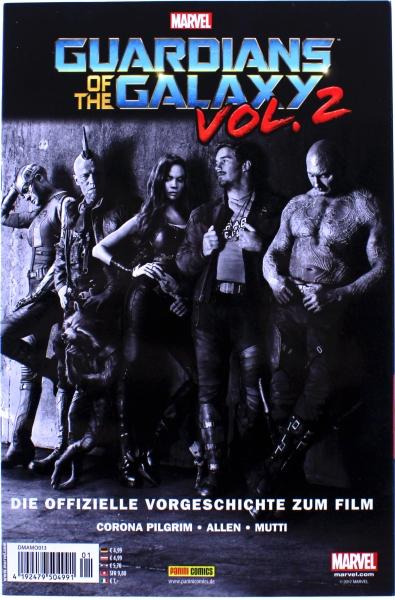 Marvel Guardians of the Galaxy Vol. 2 Comic: Die offizielle Vorgeschichte zum Film! von Panini